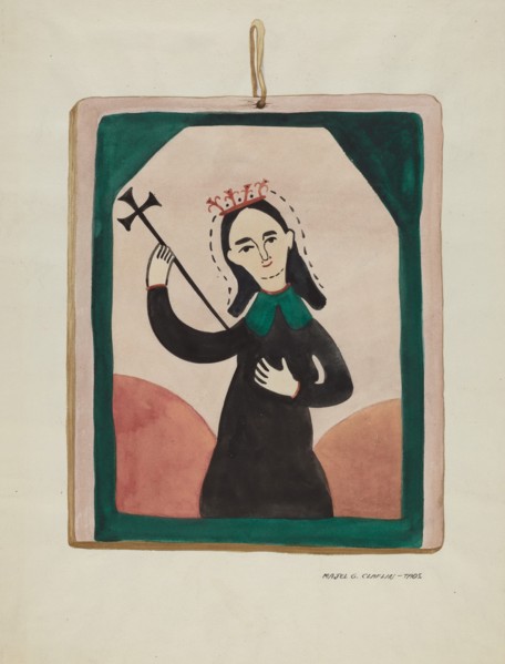 Retablo (Virgin), c. 1937.