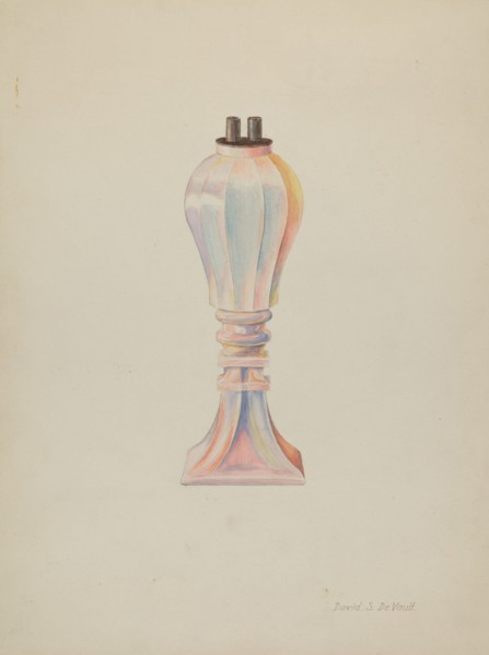 Whale Oil Lamp, 1935/1942.