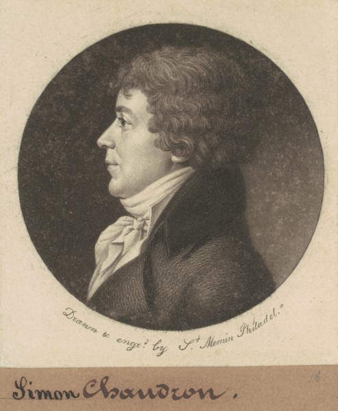 Jean Simon Chaudron, 1801.
