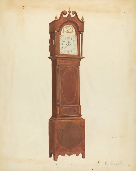 Grandfather Clock, c. 1935.