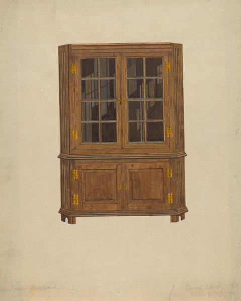 Corner Cupboard, 1935/1942.