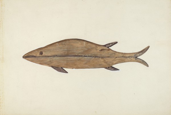 Fish Weather Vane, c. 1938.