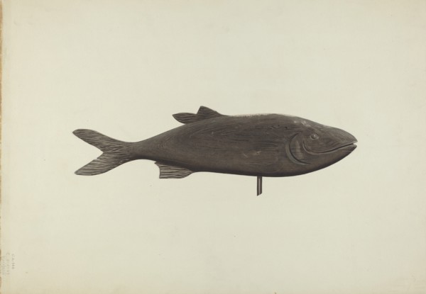 Fish Weather Vane, c. 1939.