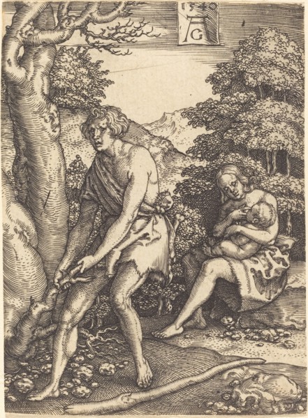 Adam and Eve at Work, 1540.