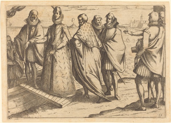 Embarkation at Genoa, 1612.