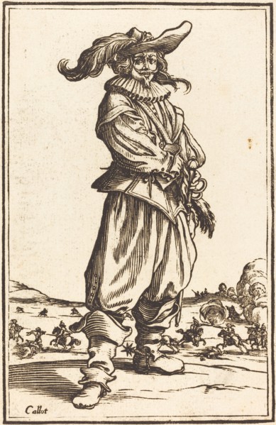 Soldier with Feathered Cap.