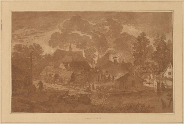 Village with Pond, c. 1782.