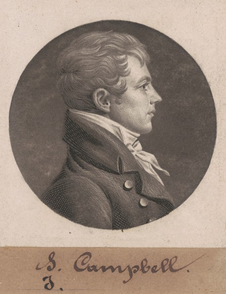 Levin Hicks Campbell, 1804.