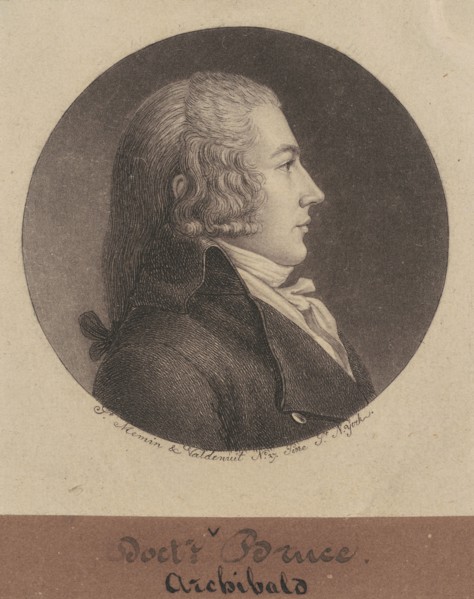 Archibald Bruce, 1796-1797.