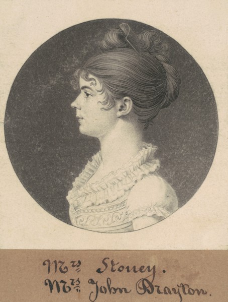 Mrs. William Drayton, 1809.