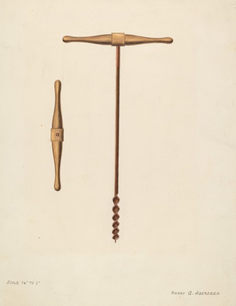 Bishop Hill: Auger, c. 1936.