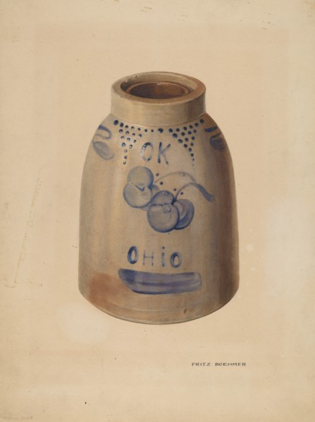Apple Butter Crock, c. 1939.