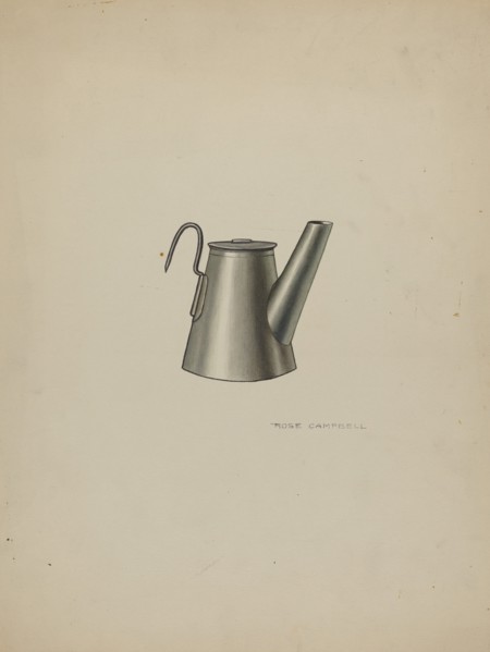 Miner's Oil Lamp, 1935/1942.