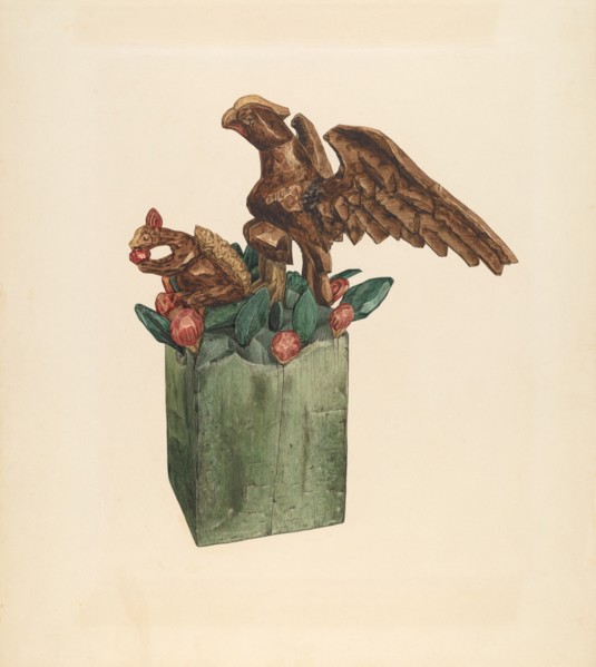 Squirrel and Eagle, c. 1939.