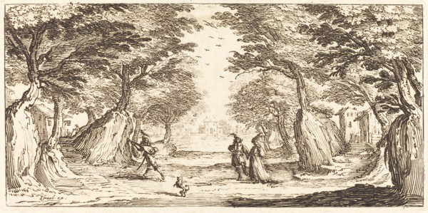 Landscape, in or after 1635.
