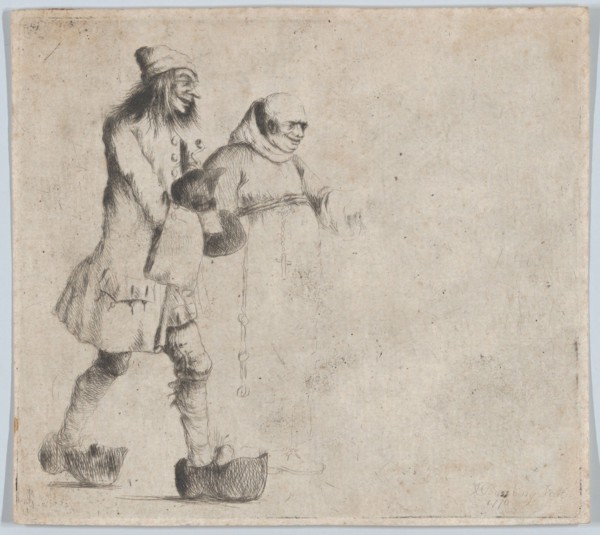 Happy Peasant and Monk, 1770.