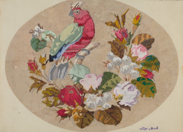 Embroidered Picture, c. 1936.