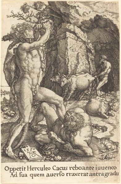 Hercules Killing Cacus, 1550.