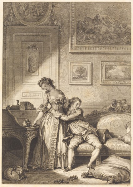 A femme avare, galant escroc.