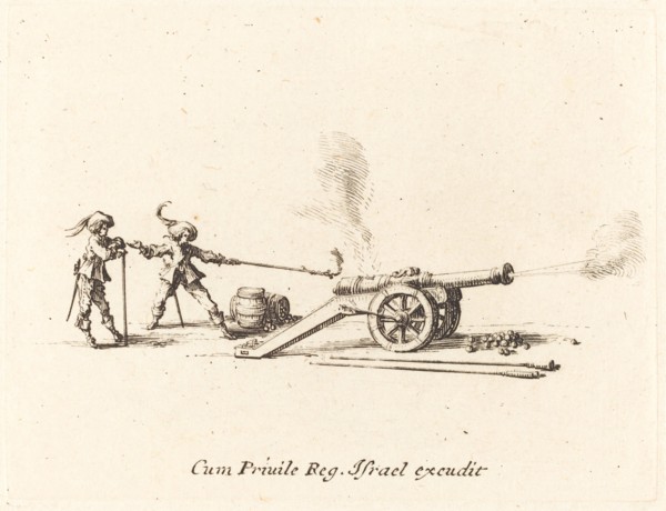 Firing the Cannon, 1634/1635.