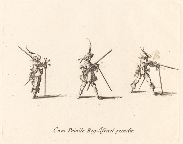 Firing the Musket, 1634/1635.
