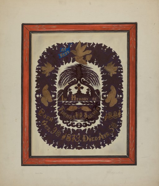 Framed Paper Cutting, c. 1938.