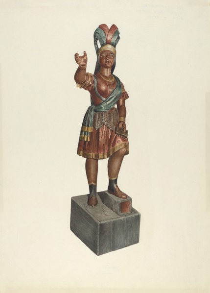 Cigar Store Indian, 1935/1942.