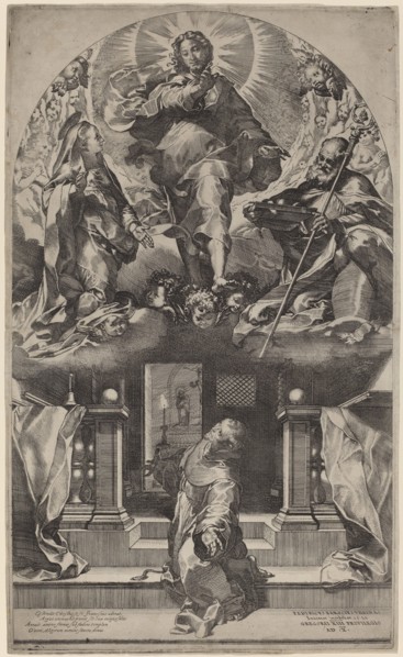 Vision of Saint Francis, 1581.