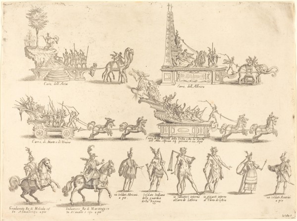 Floats and Participants, 1616.
