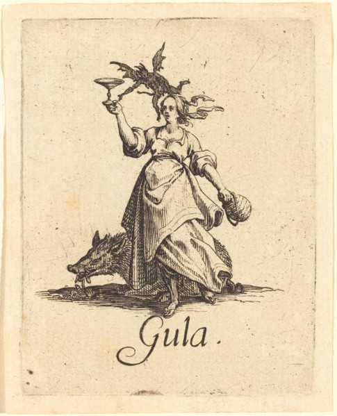 Gluttony, probably after 1621.
