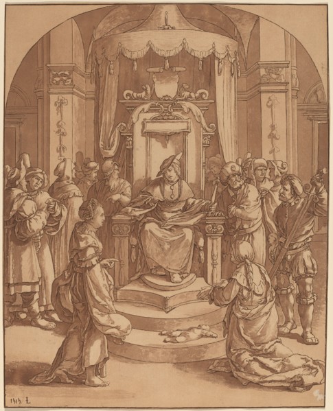 The Judgment of Solomon, 1782.