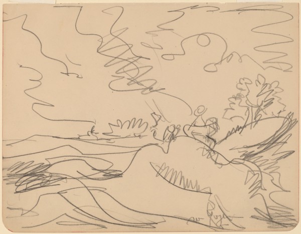 Landscape in the Taunus, 1916.