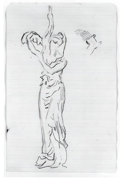 Nymph With Bittern, 1875-1876.