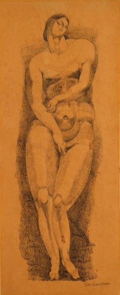 Standing Female Nude, c. 1909.