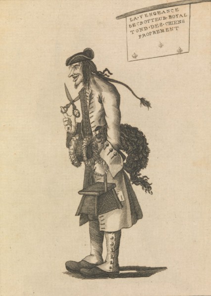 The Dog Barber, April 25, 1771.
