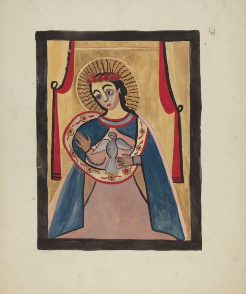 Retabla of Holy Ghost, c. 1936.