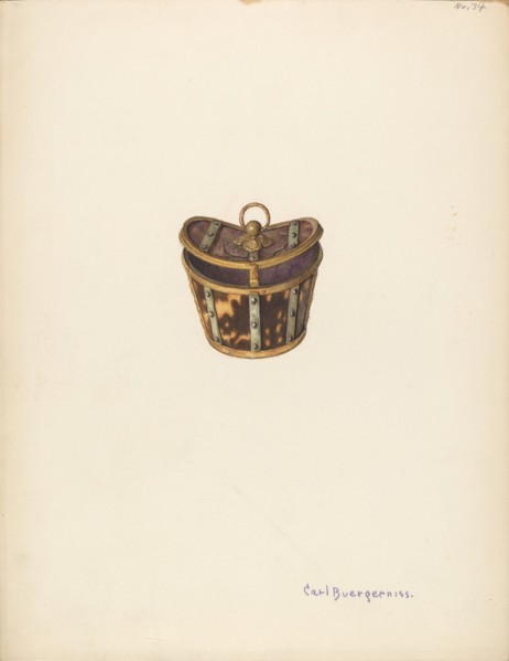 Box for Small Jewelry, c. 1941.