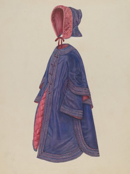 Child's Coat & Bonnet, c. 1941.
