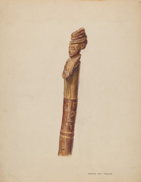 Cane Head or Handle, 1935/1942.