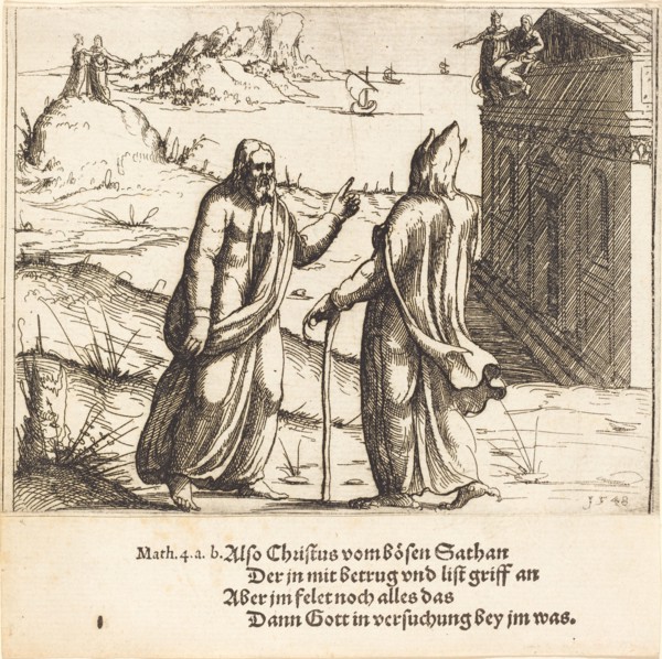 The Temptation of Christ, 1548.