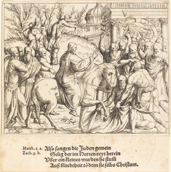 The Entry into Jerusalem, 1547.