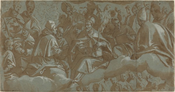 Saints on Clouds, 16th century.
