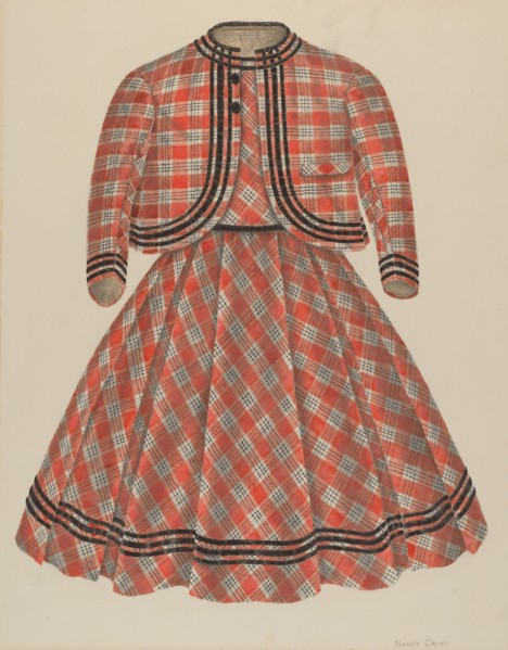 Boy's Dress and Jacket, c. 1940.