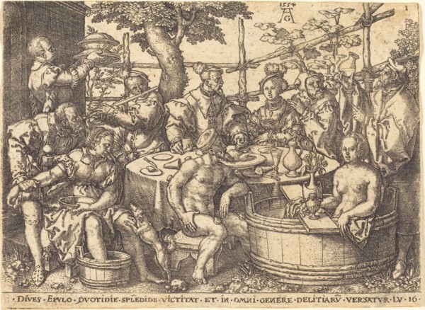 The Rich Man at the Table, 1554.