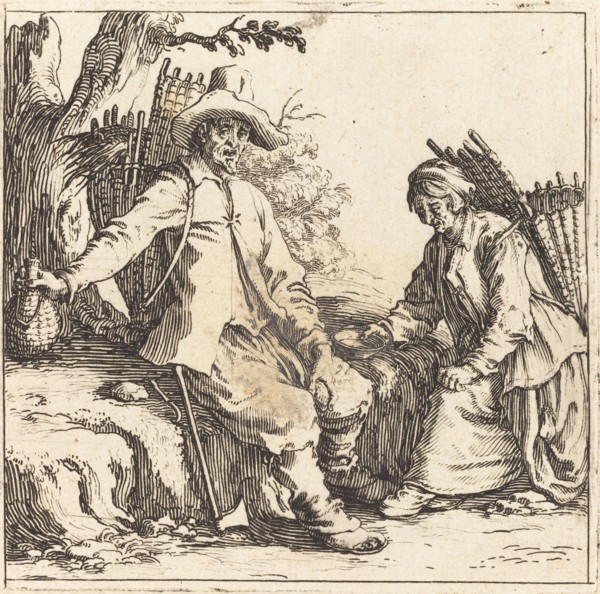 Peasant Couple at Rest, c. 1621.