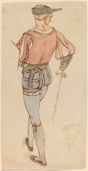 Study after Old Master, c. 1858.