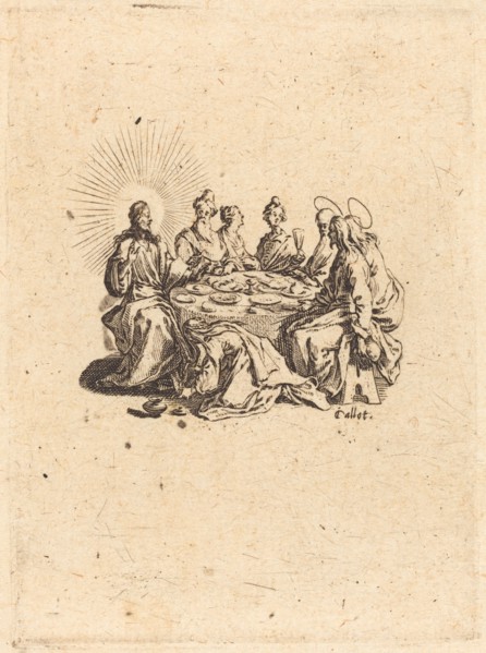 The Feast of the Pharisees, 1618.