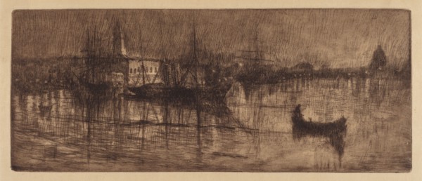 A Wet Evening in Venice, c. 1880.