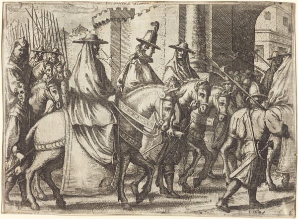 Entry into Ferrara [recto], 1612.