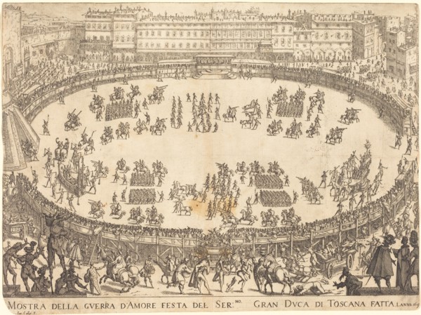 Parade in the Amphitheater, 1616.